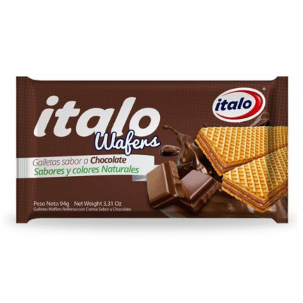 GALLETA WAFER ITALO CHOCOLATE PEQ 94GR