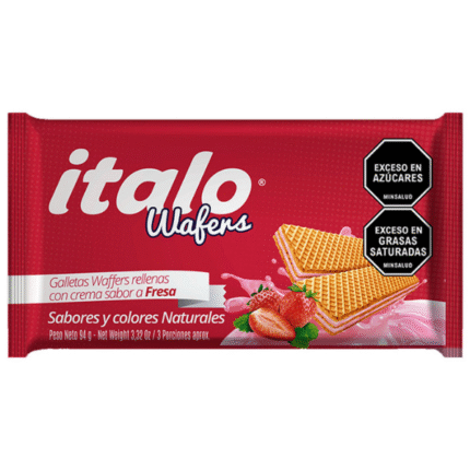GALLETA WAFER ITALO  FRESA PEQ 94GR