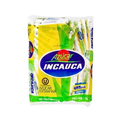 AZUCAR BLANCA INCAUCA 1 KG* 200 TUBIPACKS
