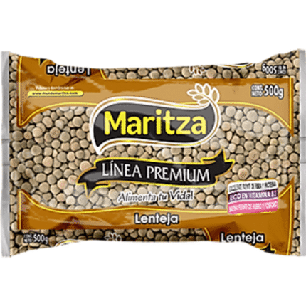 LENTEJAS MARITZA CORRIENTE 500GR CJ*25