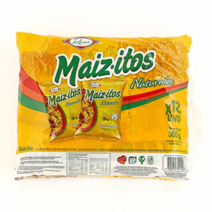 MAIZITOS NATURAL PAQ *12 45GR