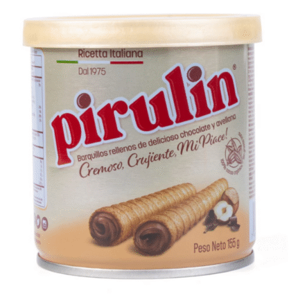 BARQUILLOS PIRULIN CHOCOLATE TARRO 155GR