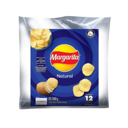 PAPAS MARGARITA NATURAL 300GR PAQ*12 CJ*6