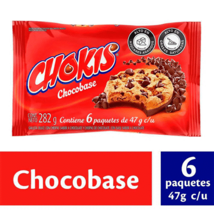 GALLETAS CHOKIS CHOCOBASE 282GR PAQ*6