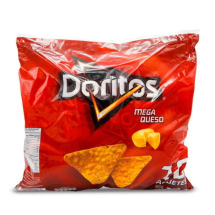 DORITOS MEGAQUESO 340GR PAQ*10 CJ*8