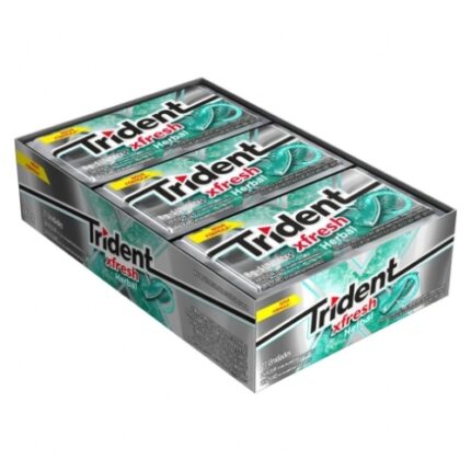 CHICLE TRIDENT*21 HERBAL S.  CJ*30