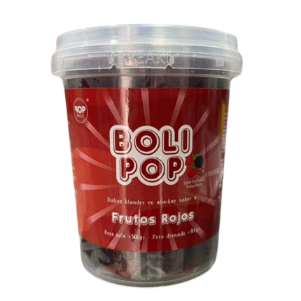 BOLI POP FRUTOS ROJOS 500GR CJ*16