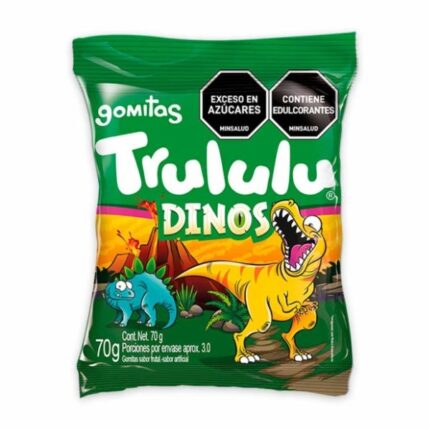 GOMAS TRULULU PEQ 70GR DINOS