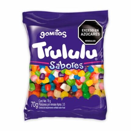 GOMAS TRULULU PEQ 70GR SABORES