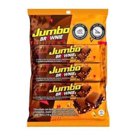JUMBO BROWNIE*6 210G