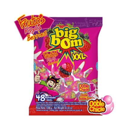 CHUPETA BIG BOM YOGURT FRESA*48 CJ*8