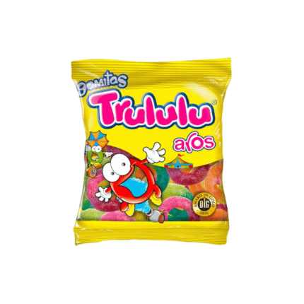 GOMAS TRULULU PEQ 90GR AROS *12