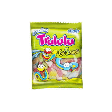GOMAS TRULULU PEQ 90GR GUSANOS *12