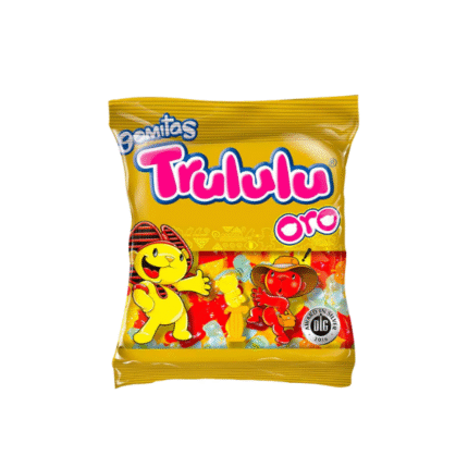 GOMAS TRULULU PEQ 90GR ORO *12  CJ*8