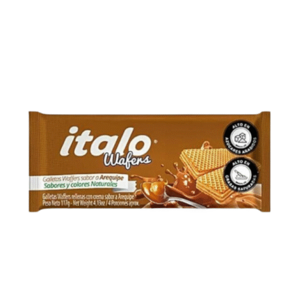 GALLETA WAFER ITALO TACO GRANDE AREQUIPE 117GR*48