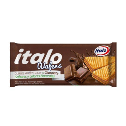 GALLETA WAFER ITALO TACO GRANDE CHOCOLATE 117GR*48