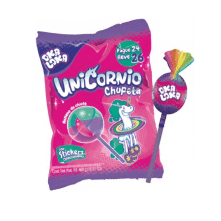 OKA LOCA UNICORNIO CHUPETA CJ*16