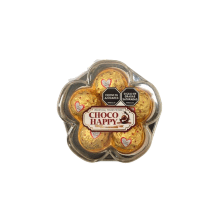 CHOCOLATE CHOCOHAPPY FLOR*5 DORADO *36597