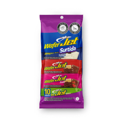 GALLETA WAFER JET SURTIDA*10 UNID 22GR*40