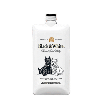 WHISKY BLACK AND WHITE MINI 200ML CJ *48