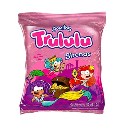 GOMAS TRULULU PEQ 90GR SIRENAS X12