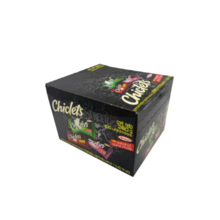 CHICLE ADAMS PEQUENO CUBO NEGRO CJ*30