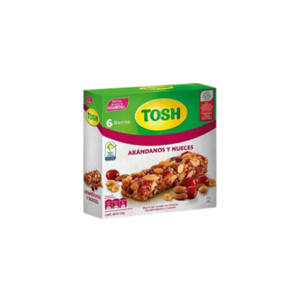 BARRA CEREAL TOSH *6 ARANDANOS CJ*16