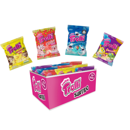 GOMAS TROLLI  MAGENTA(BANA,OINK,MORD,EMOCI*40GR CJ*24