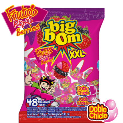 CHUPETA BIG BOM FRUTOS ROJOS48 CJ8 3095