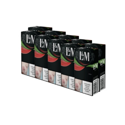 CIGARRILLO L&M VERDE ROJO (SANDIA) KS 10 CJ*50