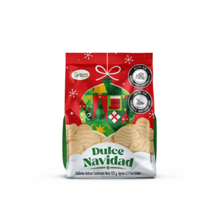 GALLETA NVD DULCE DE NAVIDAD BOLSA *125 GR CJ*24
