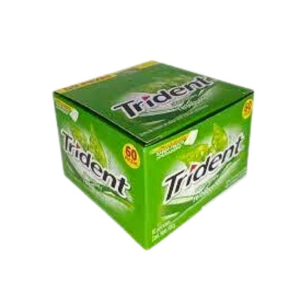 CHICLE TRIDENT*60 S. YERBABUENA CJ*40