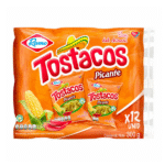 TOSTACOS PICANTE PAQ *12 38GR