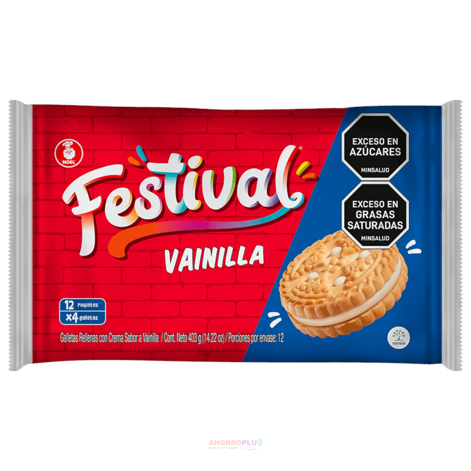 GALLETA FESTIVAL*4 S.VAINILLA CJ*24