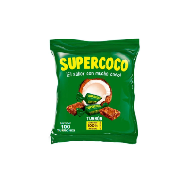 165-1 CARAMELO SUPERCOCO TURRON*100 CJ*18 - Imagen 1