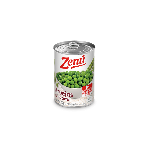 ARVEJAS AL NATURAL ZENU*300GR*48