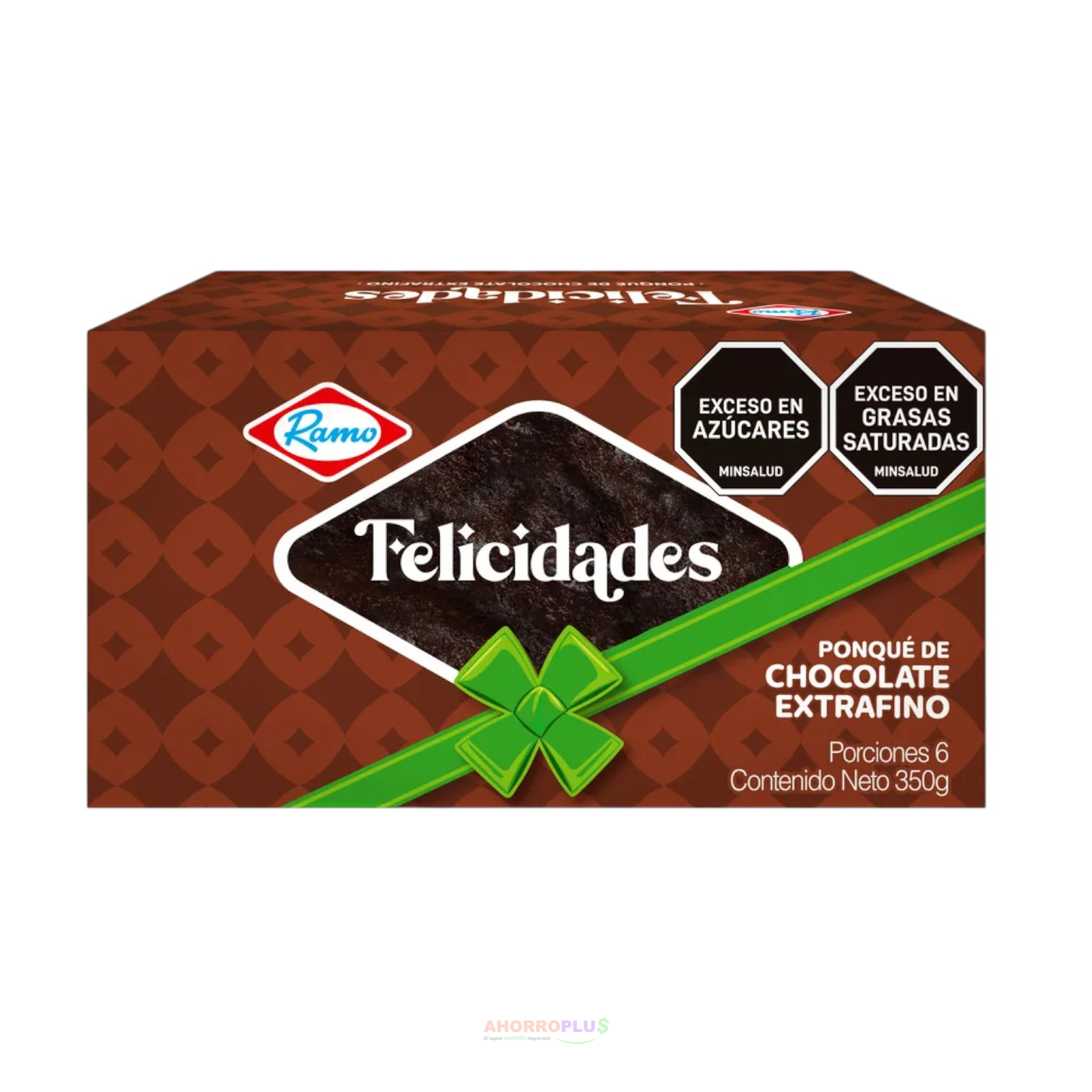 NVD PONQUE RAMO FELICIDADES CHOCOLATE 350GR