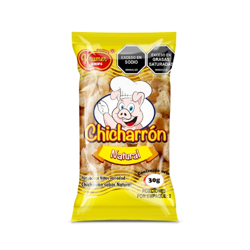 KRUMER CHICHARON NATURAL PAQ*12 30GR*8