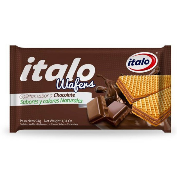 GALLETA WAFER ITALO CHOCOLATE PEQ 94GR