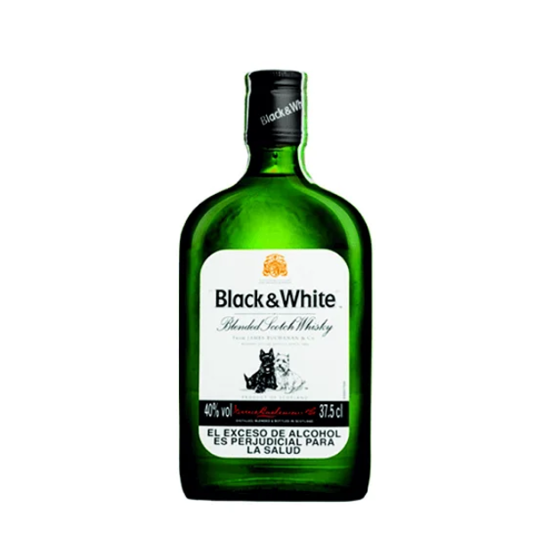 WHISKY BLACK AND WHITE 1/2 MEDIAS CJ *24