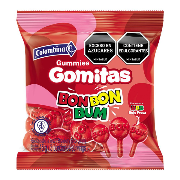 GOMITAS BONBONBUM 45GR CJ*24