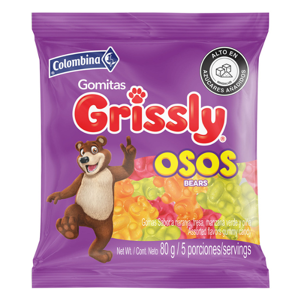GOMAS GRISSLY OSOS 72GR*24