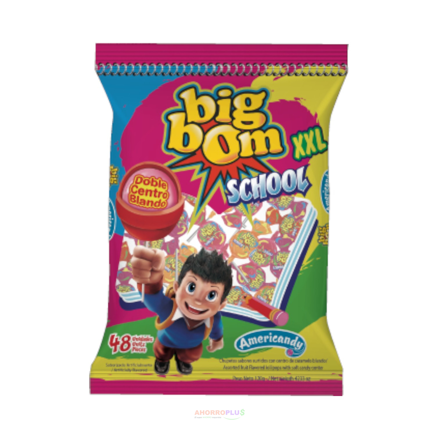 CHUPETA BIG BOM SCHOOL XXL *48 CJ*8