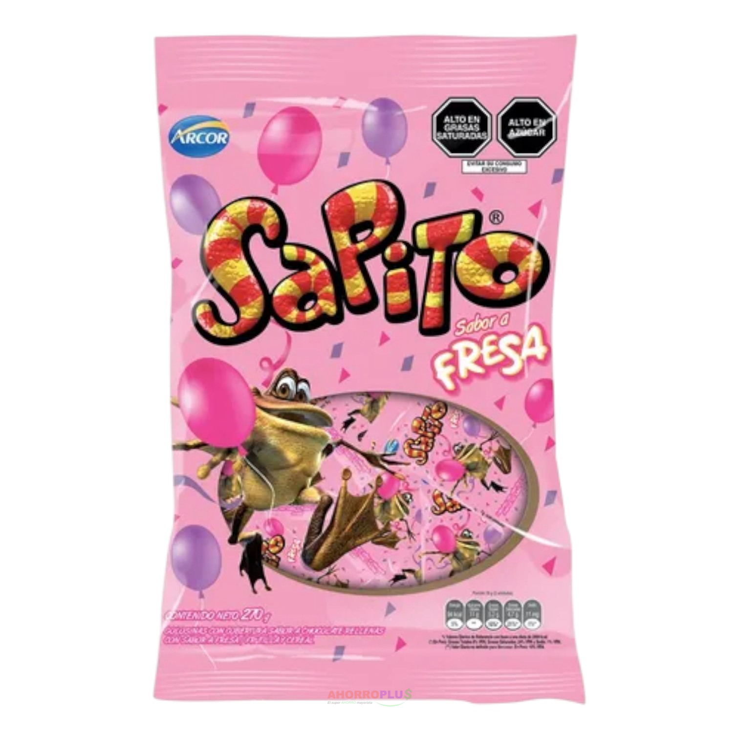 SAPITOS FRESA 270G CJ*8