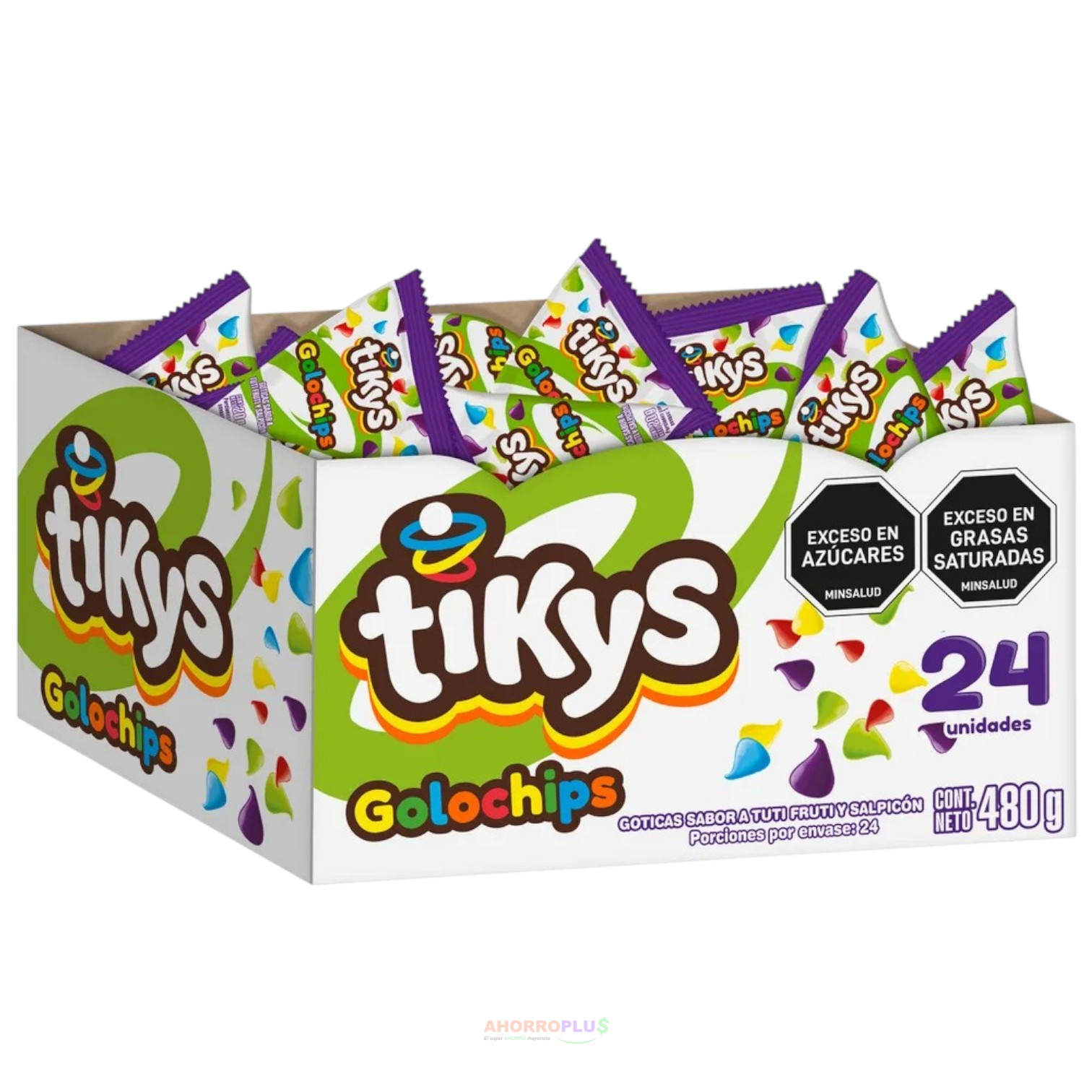 3180-TIKYS-GOLOCHIPS24-480GR6 TIKYS GOLOCHIPS*24 480GR*6 - Imagen 1