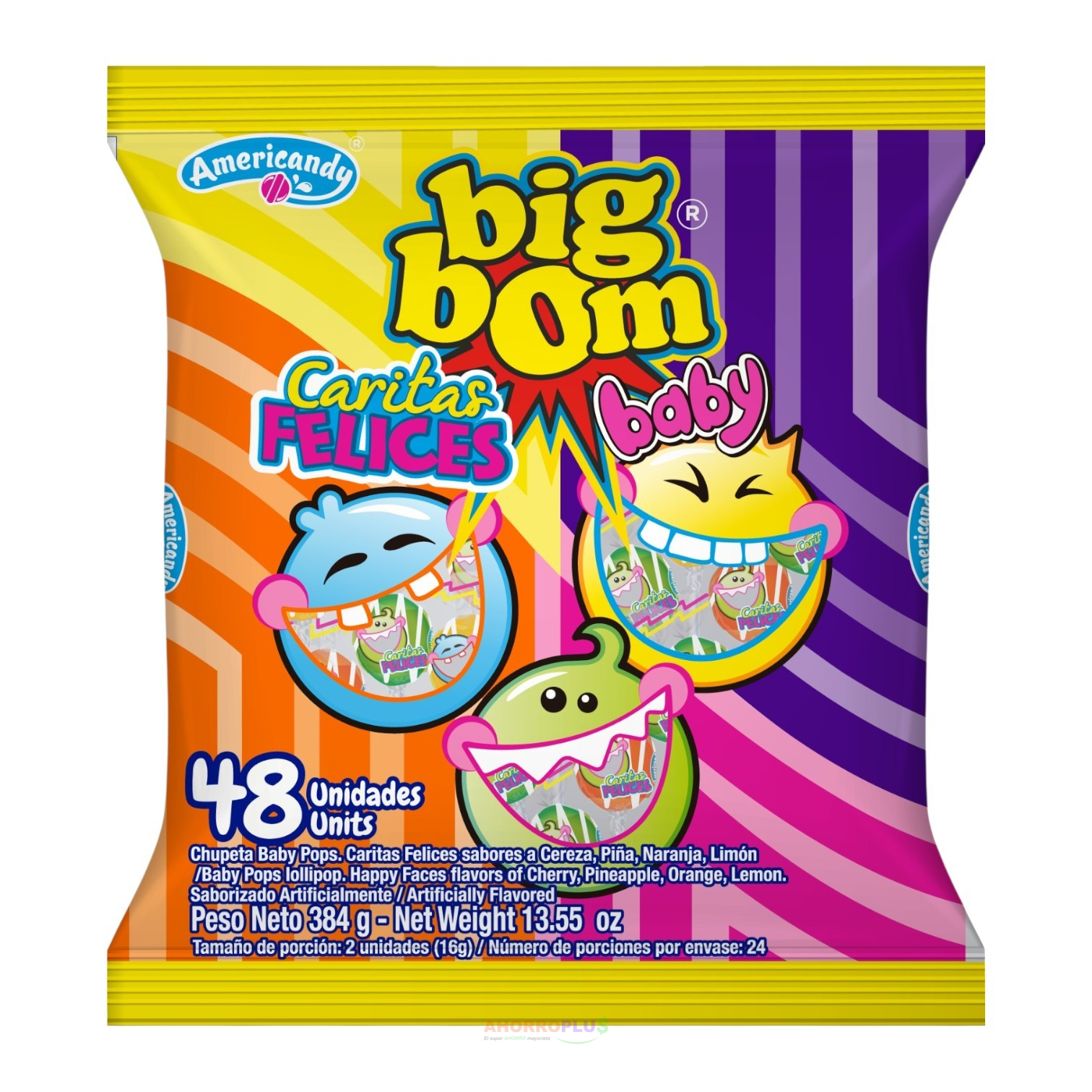 CHUPETAS BIG BOM BABY CARITAS*48 CJ*16