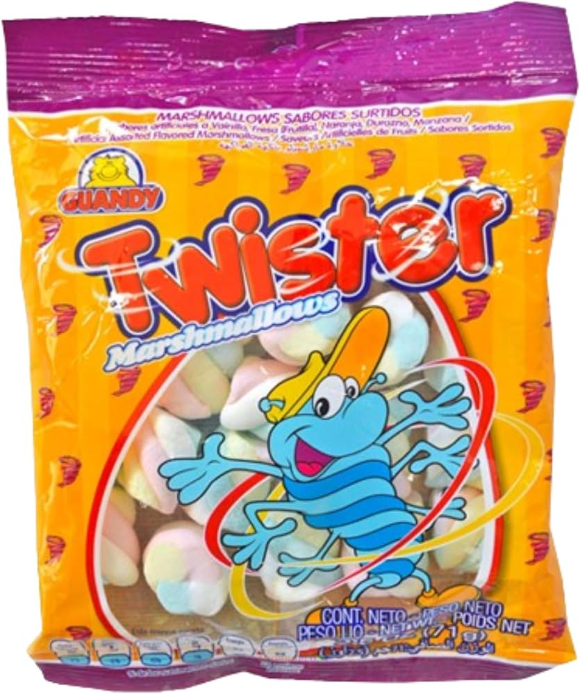 NVD MASMELO TWISTER SURTIDO / COLIBRI *24 *71GR