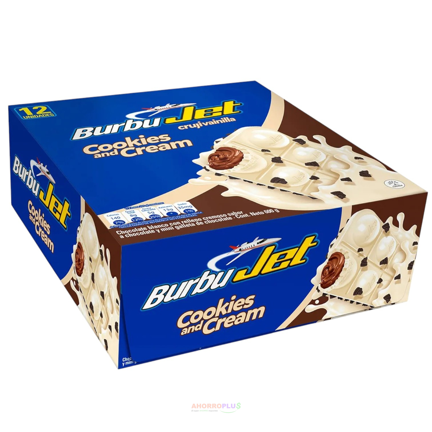 3209-CHOCOLATINA-BURBUJET-COOKIES-GRANDE12 CHOCOLATINA BURBUJET COOKIES GRANDE*12 - Imagen 1