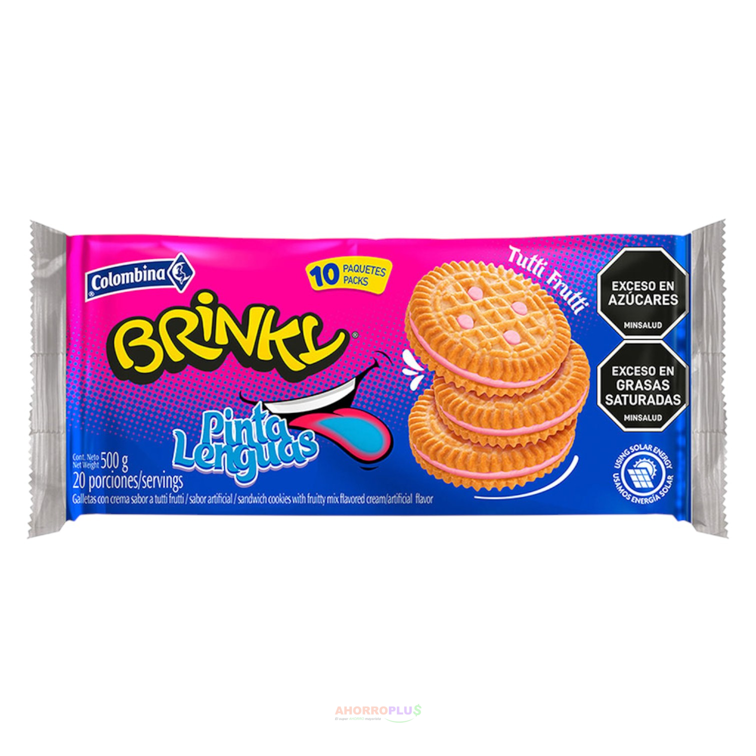 GALLETA BRINKY PINTA LENGUAS*10 500GR CJ*24