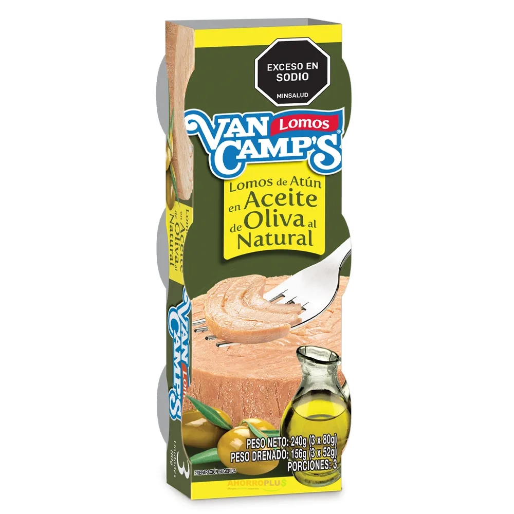 ATUN VAN CAMPS EN ACEITE DE OLIVA*3 240GR*16